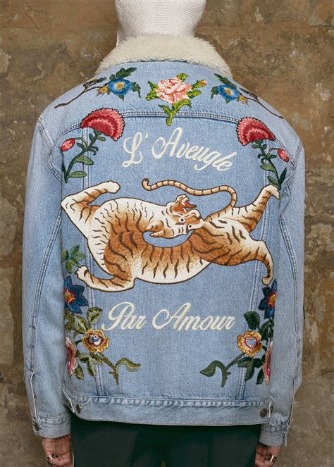 diy gucci flight jacket